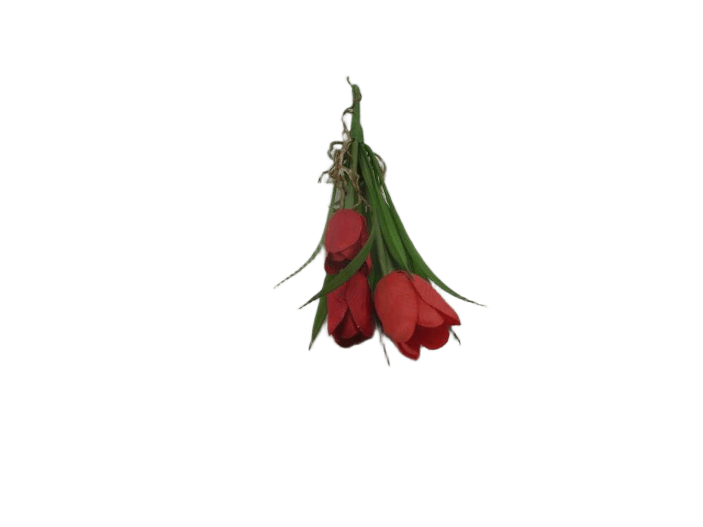 Artificial 22cm Tulip Bundle X 3 Heads