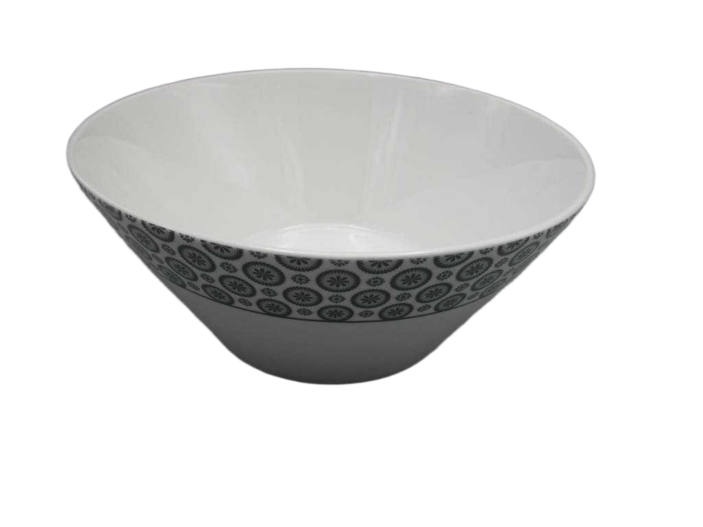 Bowl Salad Cottage Porcelaine Grey 24cm M8