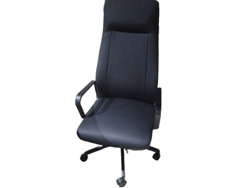 Swivel Chair, Pu, High Back Iron Base, Powder Coating 169 Black 169 Black