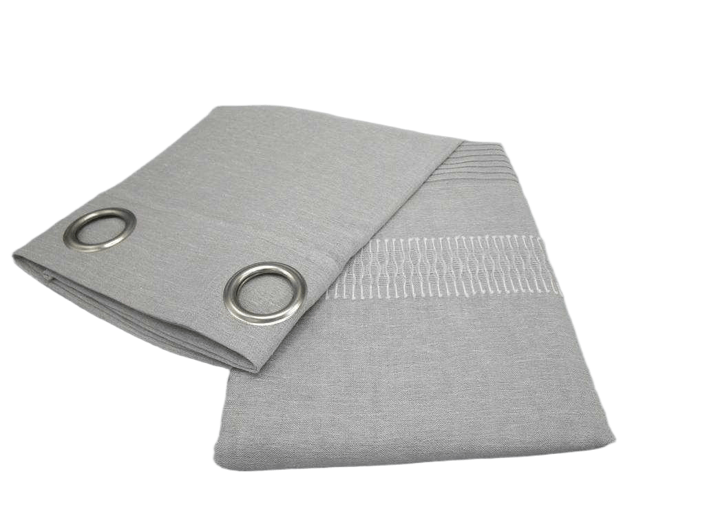 Curtain Voile 140 X 270 Cm 100% Polyester- 8 Rings