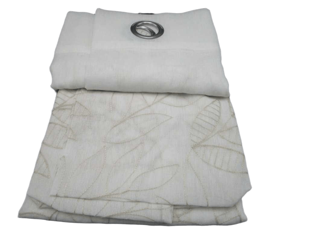 Curtain 140x280 Cm 100% Polyester 8 Ring 70gsm With Packing Hanger