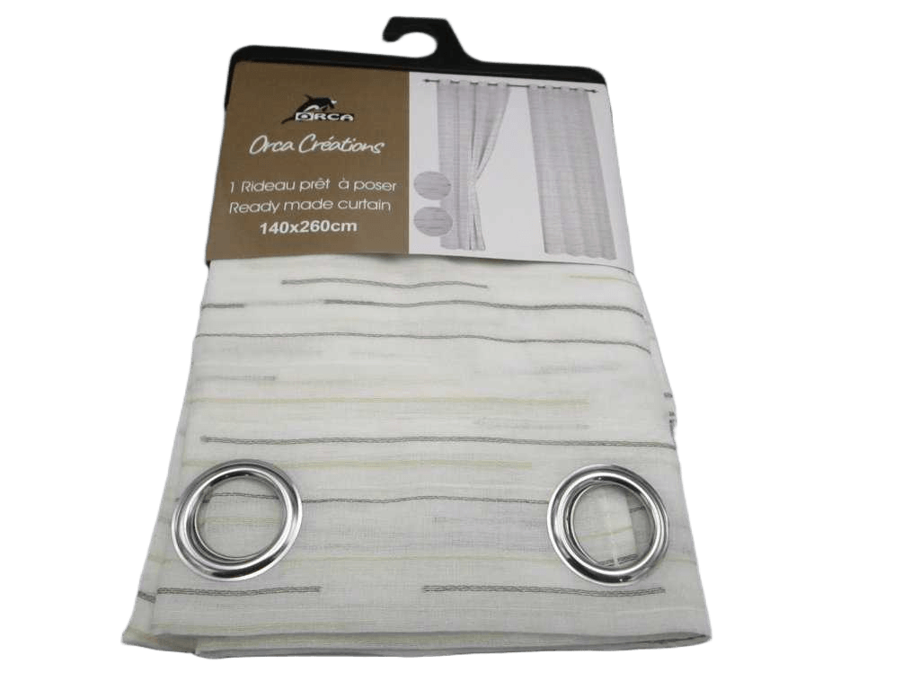 Curtain With 8 Rings Round Teal Matt 100% Polyester Gsm Pvc Packing