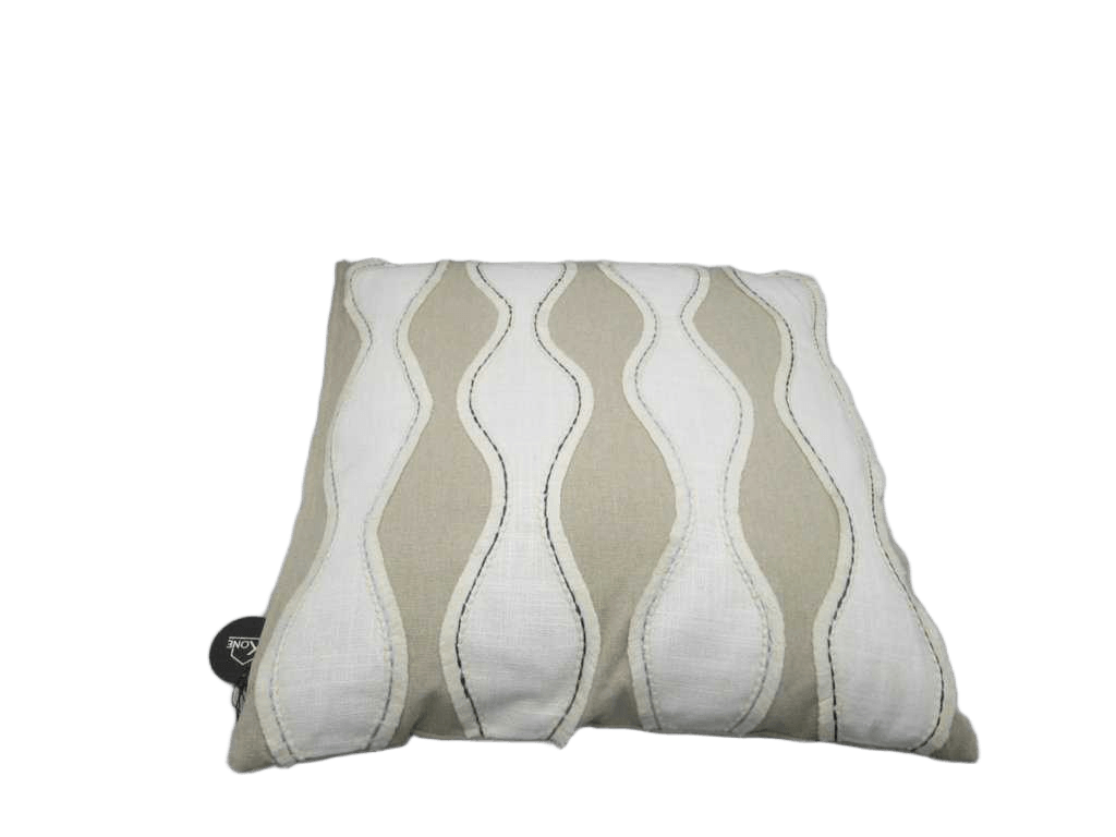 Cushion 45x45 Cm Cover-100% Cotton Cushion Shell-100% Polypropylene Filling - 100% Polyerster 400grs Filling Vaccum Packing Applique + Embroidery