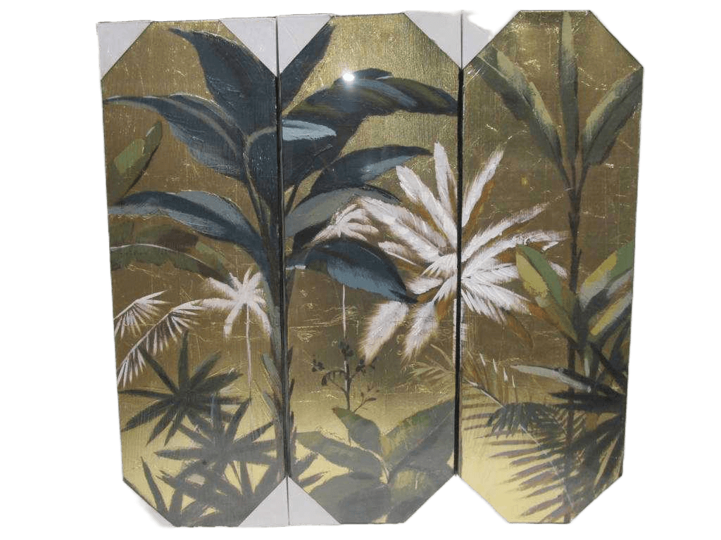 Oil Painting Set Of 3 Leaf 1cl=