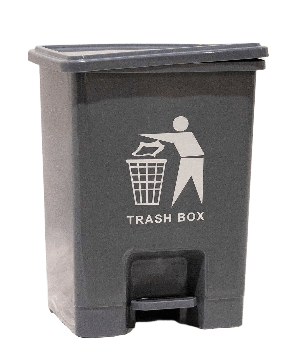 Dustbin Hdpe Plastic 15l Without All Printgreyl27*w26*h34cm
