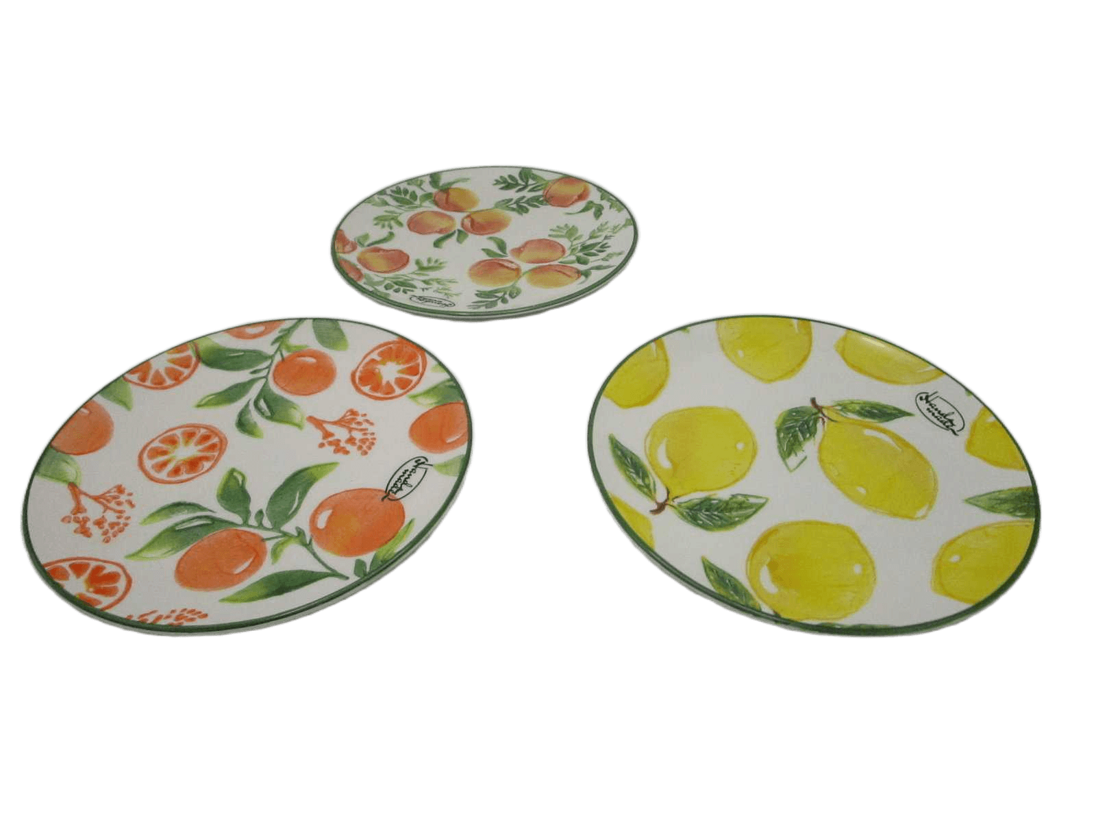 Plate Dia 21cm Stoneware 3ass