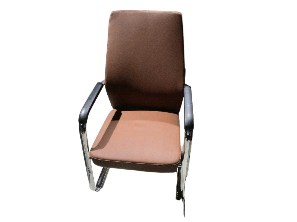 Visitor Chair Pu Chrome Framecamel 172