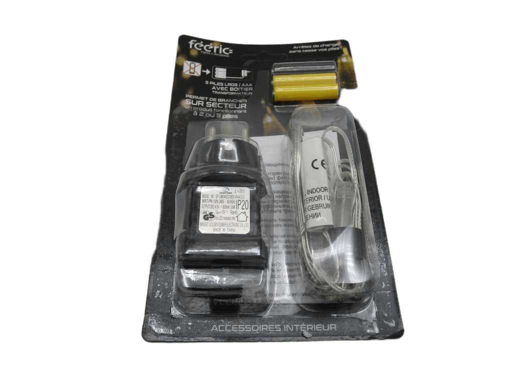 Electric Acc Adaptor For 3 X Aaa