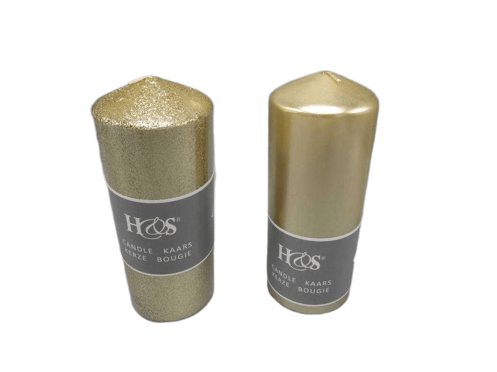 Candles Goud 18cm 2ass Finish 1cl=