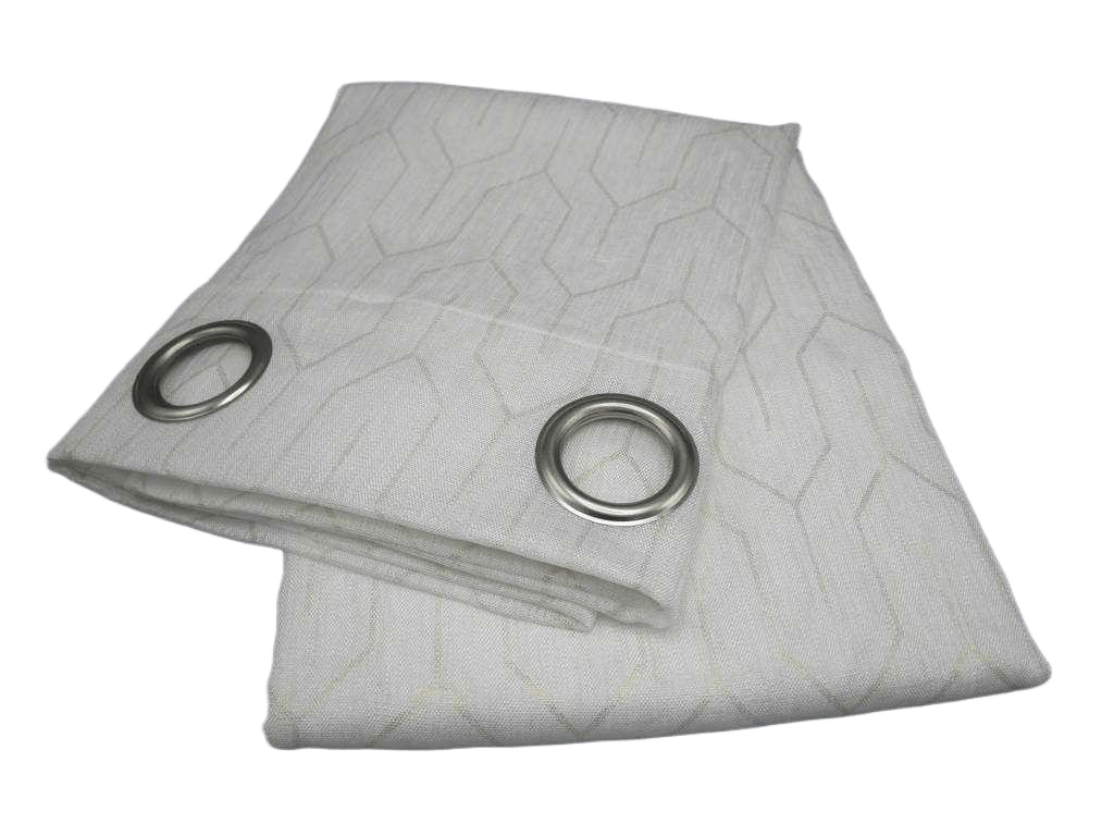 Curtain Voile 140 X 270 Cm - Polyester Foil - 8 Rings Grs