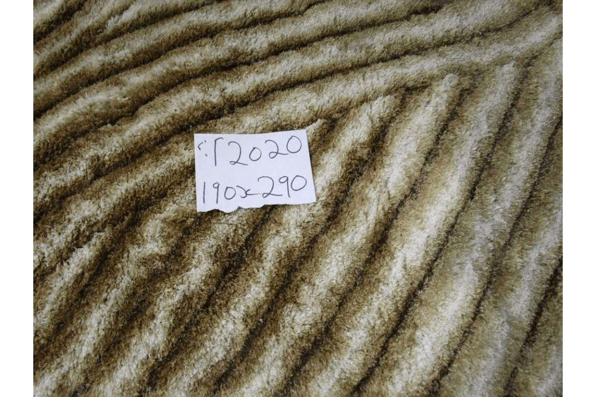 Carpet Polyester Soft & Silk Shaggy 3d Brown