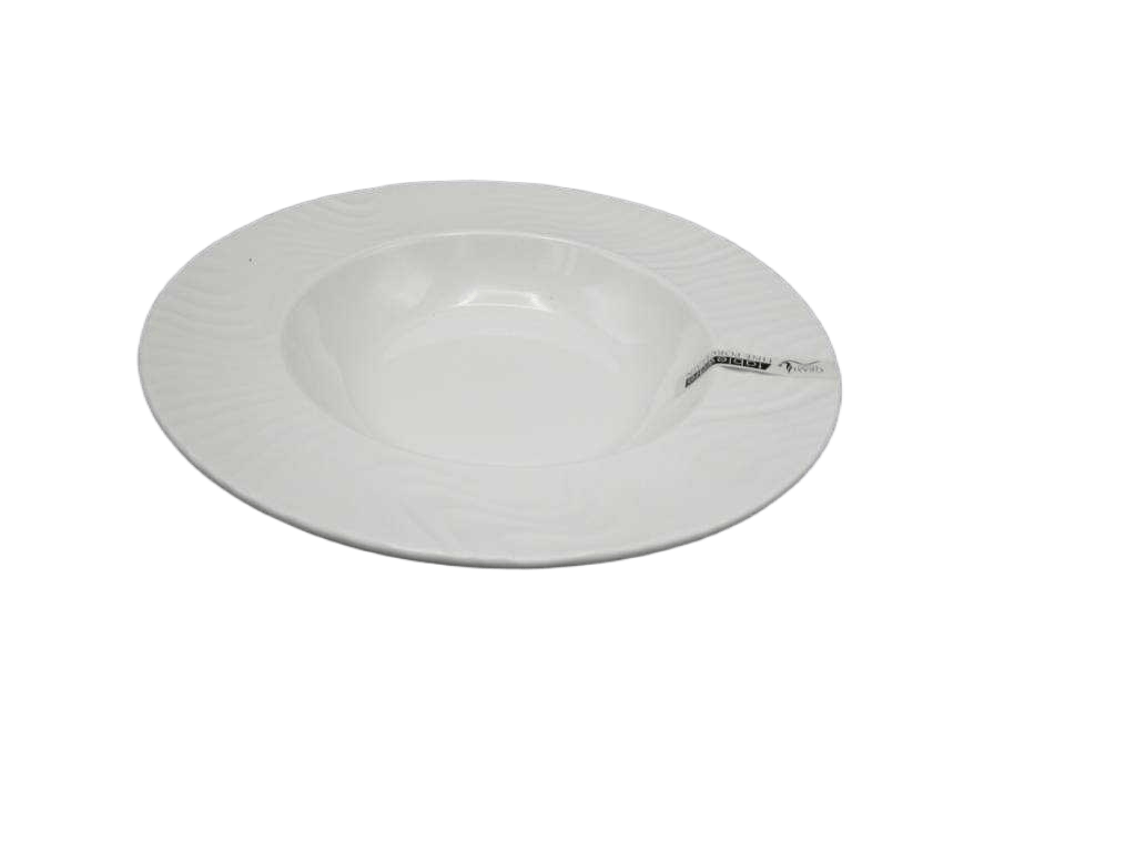 Plate 8.5" Soup D:21.6x4.1 White