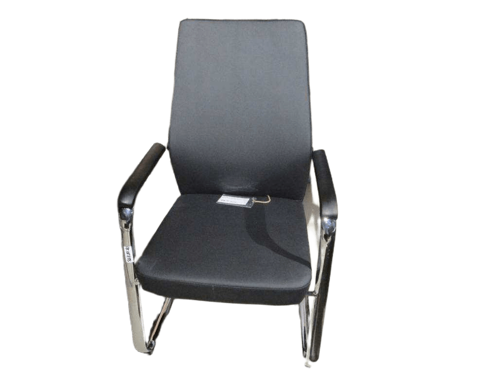 Visitor Chair Pu Chrome Frame 169 Black 169 Black