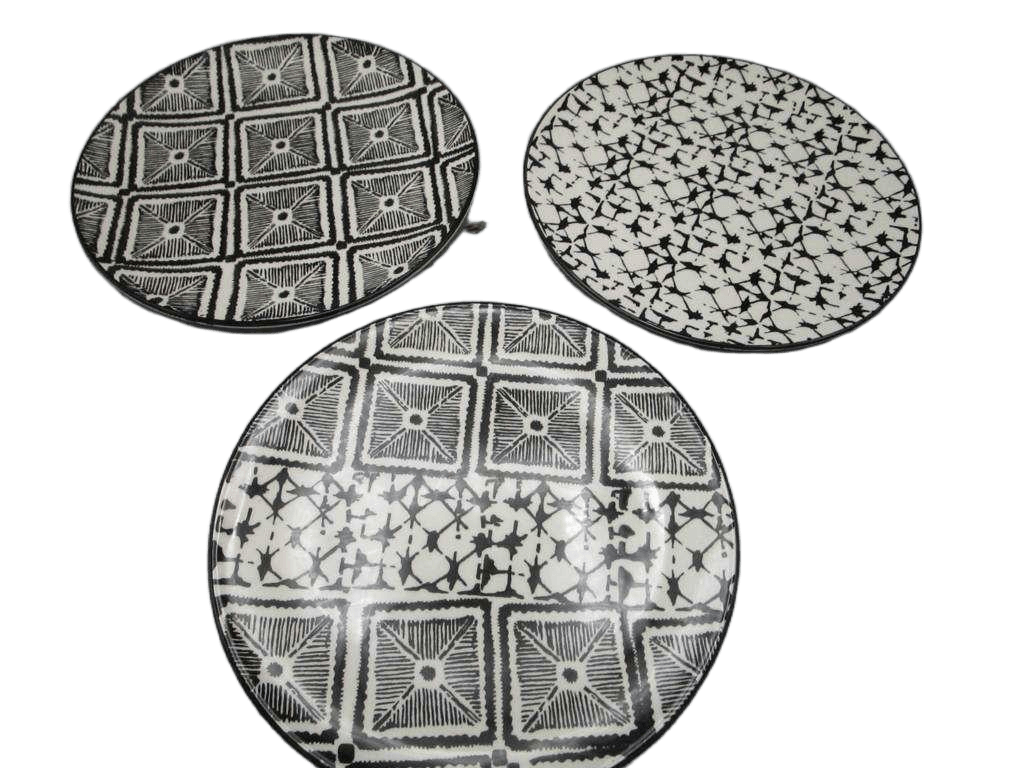 Plate Etnik Collection Gm Ass 3 Design 26 Cm