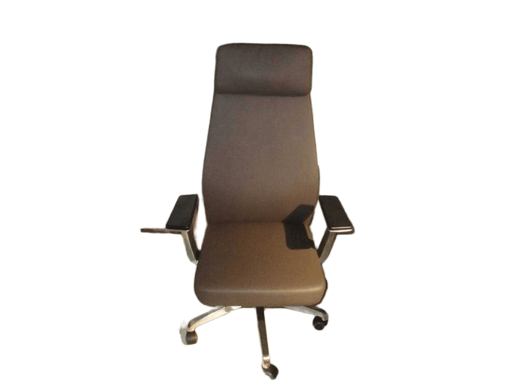 Swivel Chair, Pu, High Back Alu Base & Arm 200 Brown 200 Brown