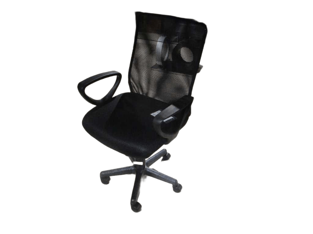 Office Swivel Chair, Mesh Black