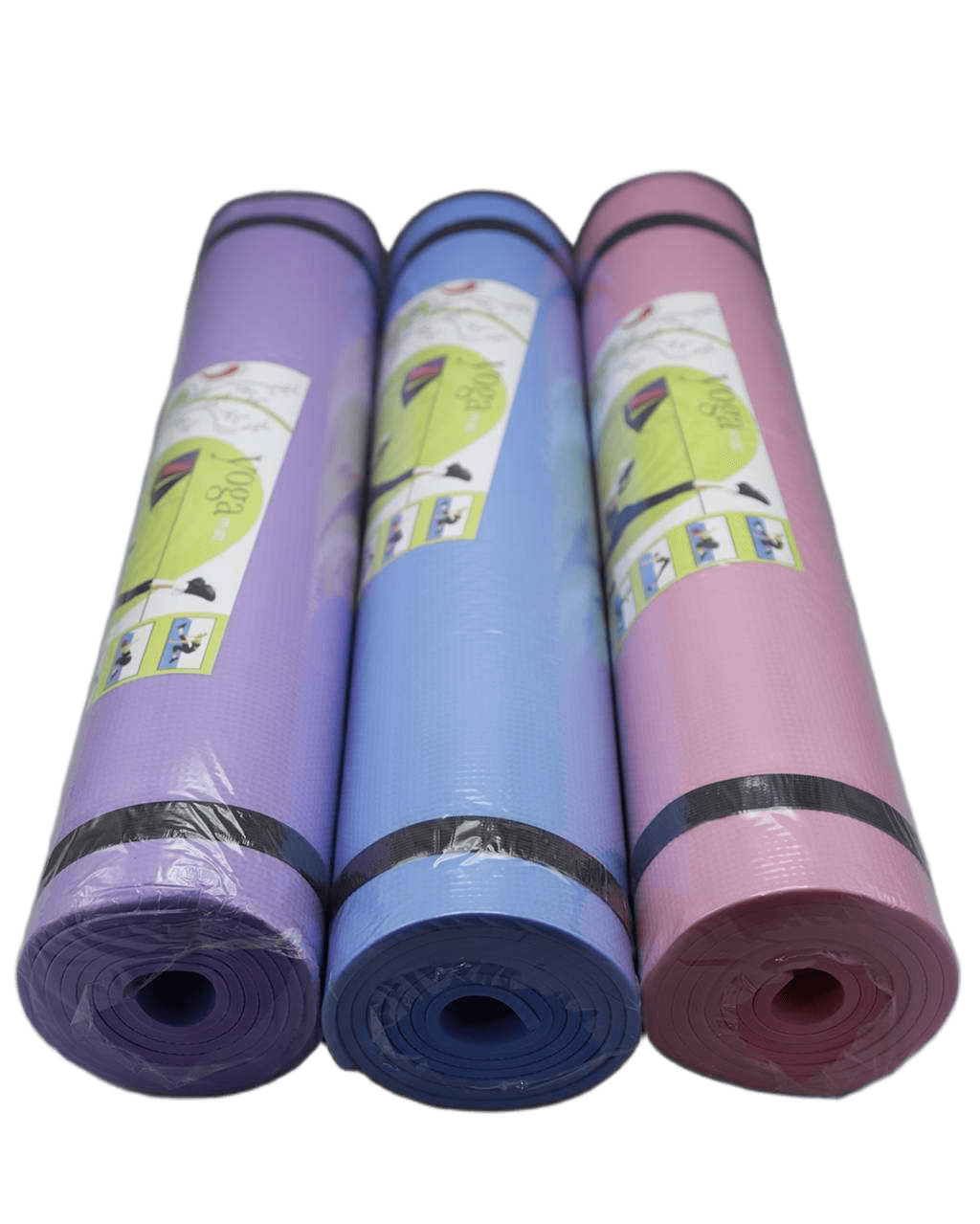 Yoga Mat 173*60cm Pink /Purple /Blue 3 Design Assorted 173*60*0.6cm