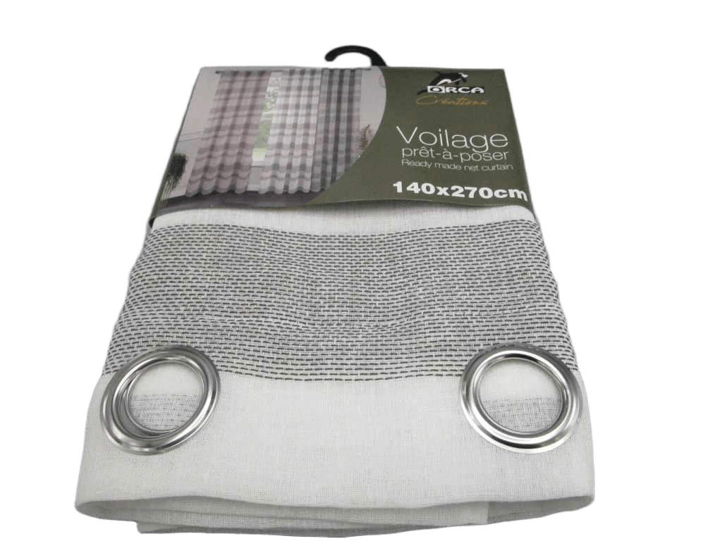 Curtain 140x270 Cm 8 Rings 100% Polyester
