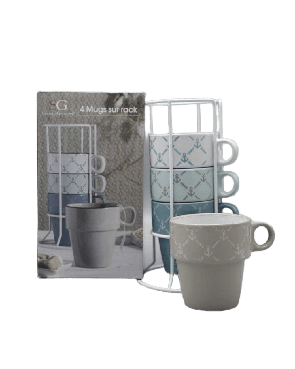 Mug M On Rack X4 Babord 26cl