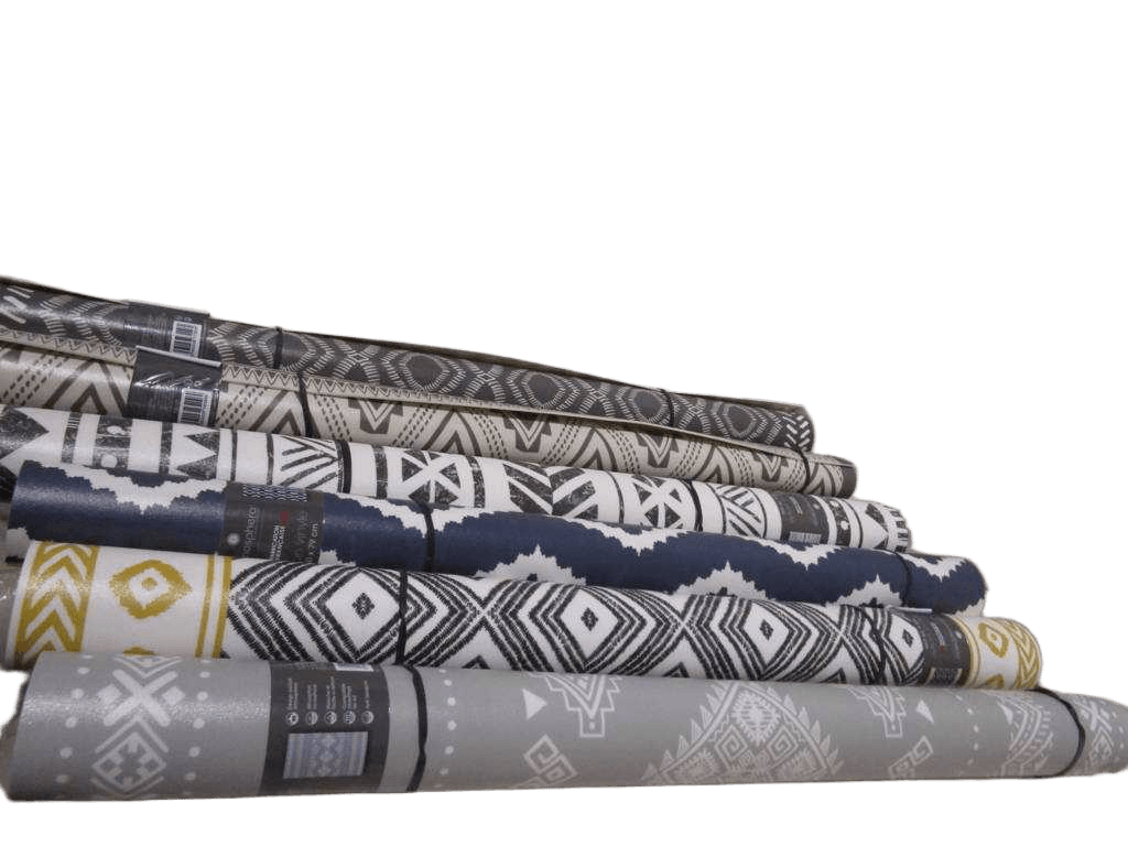 Rug Vinyl Ethnic Box 50x79