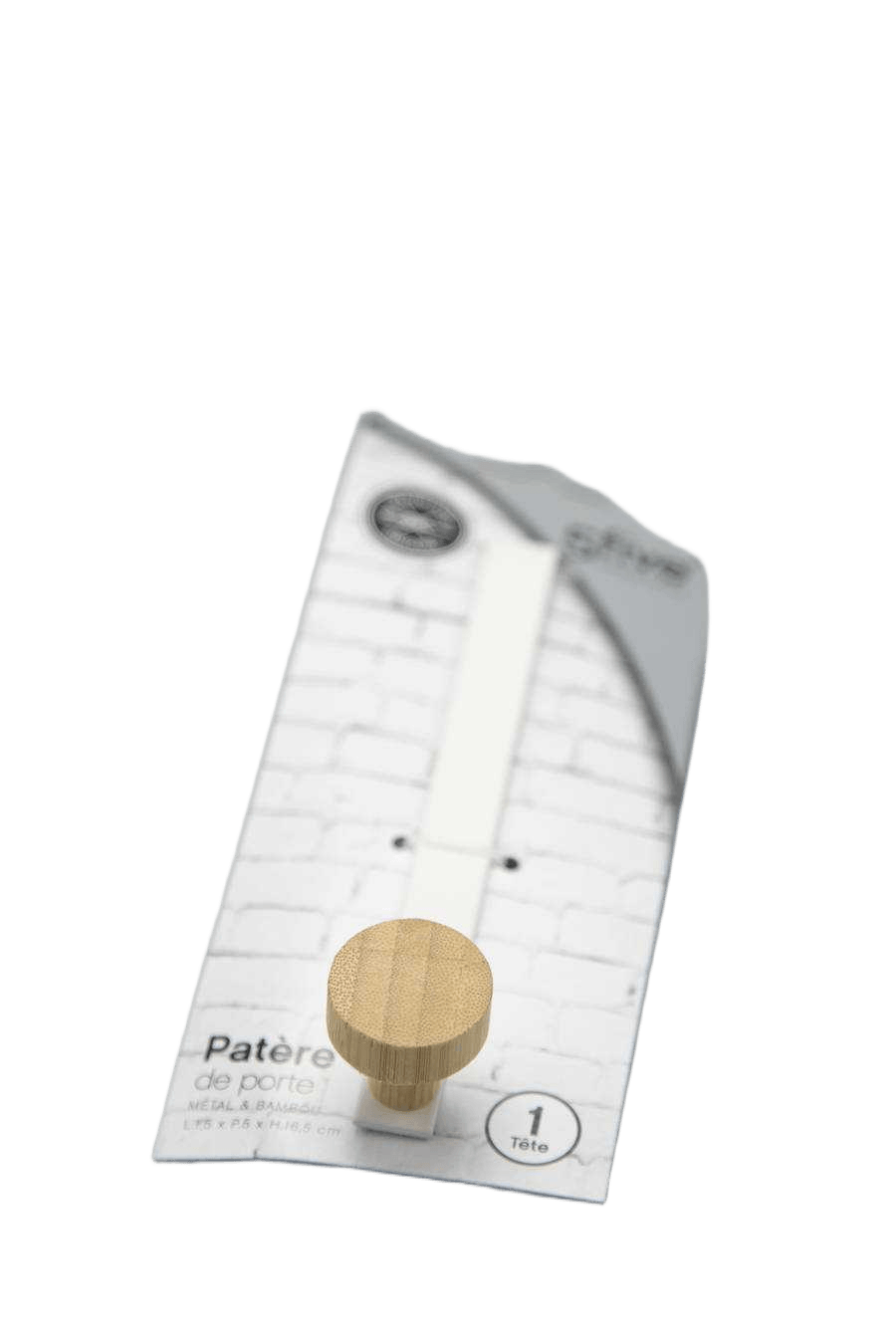 Hook Mtl / Bamboo 1 Head White 1cl=
