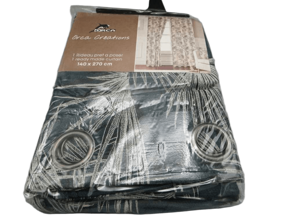 Curtain Jacquard 140 X 270 Cm - 8 Rings - 100 % Polyester 310 Gsm