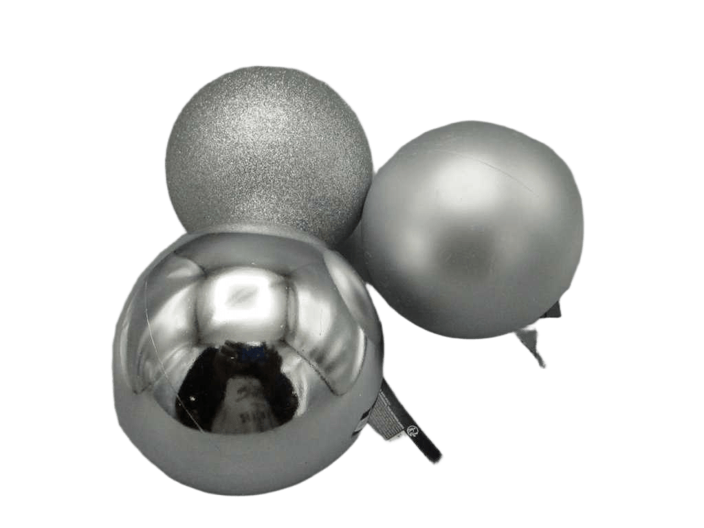 Christmas Ball 140mm Silver 3ass