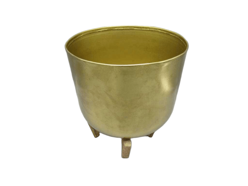 Pot Metal With Wooden Legs