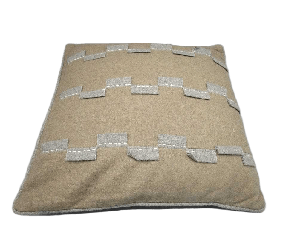 Cushion 45x45 Cm 400grs Filling Vaccum Packing 100% Woolen Recyled Felt