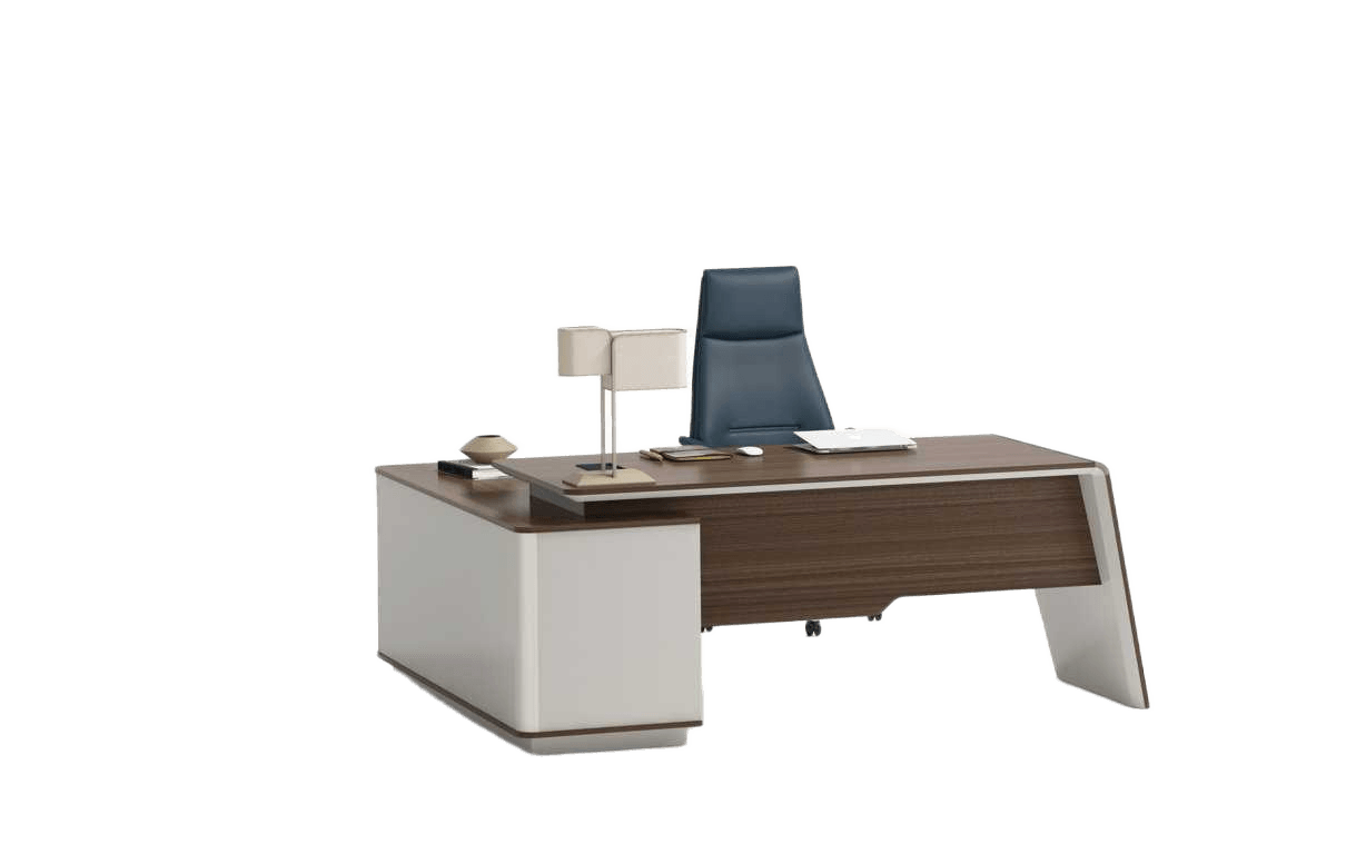 Desk Executive Australia Oak+ash 1800w*1600d*760h