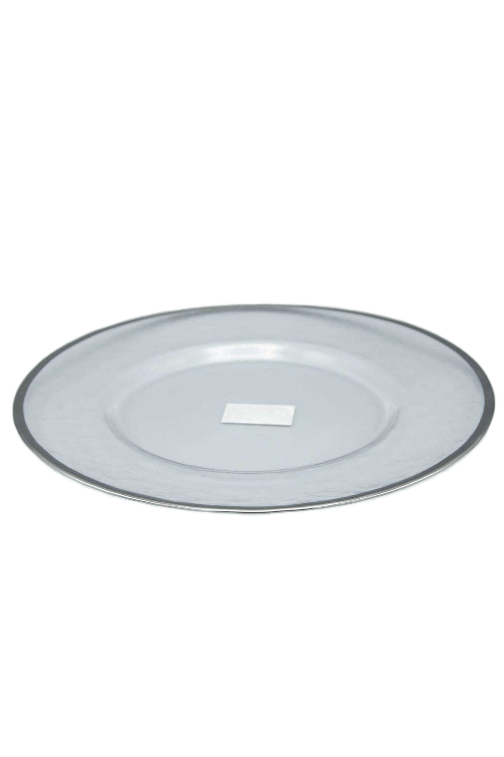 Plate Dia 33 Silver Border