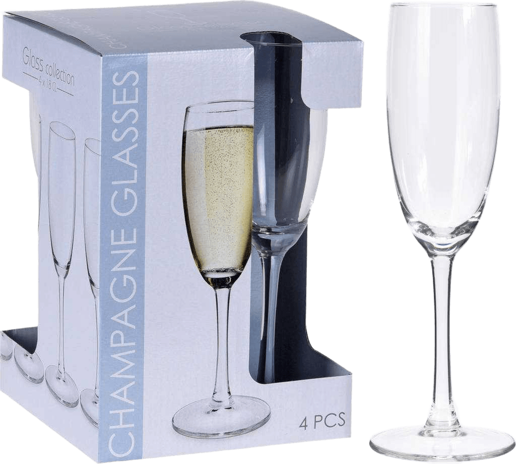 Champagne Glass 180ml Set 4pcs