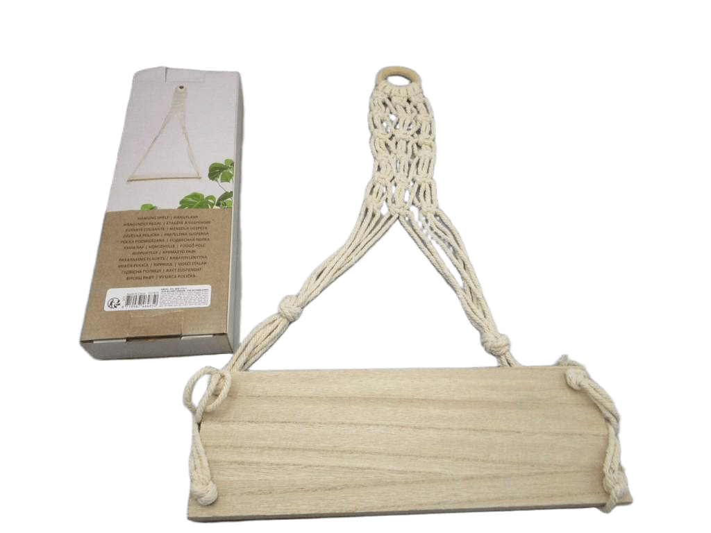 Hanging Plateau With Rope Decoration 1cl=