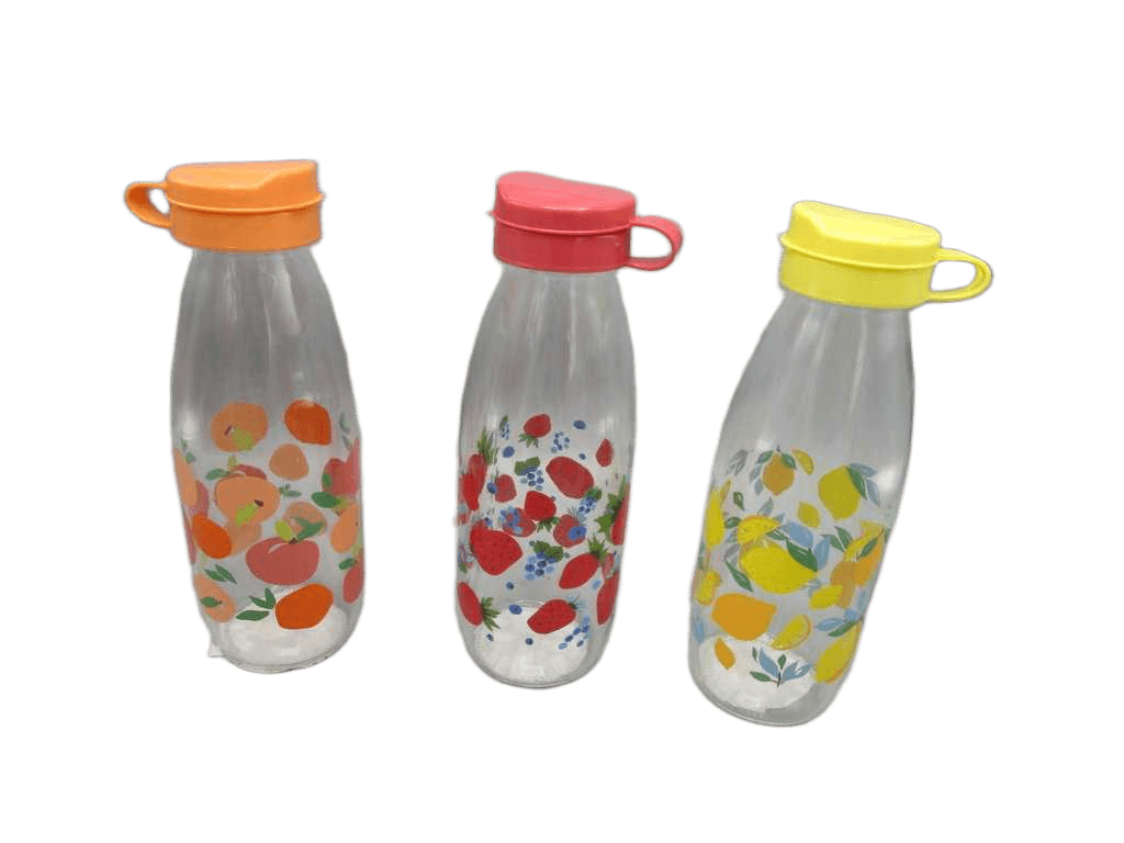 Bottle Glass 500ml With Print