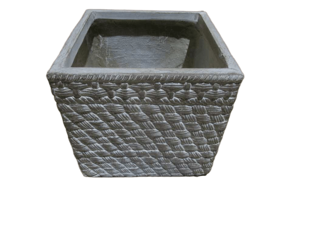 Pot Small Outdoor Cylinder Fiberclay Pm 3909550yb
