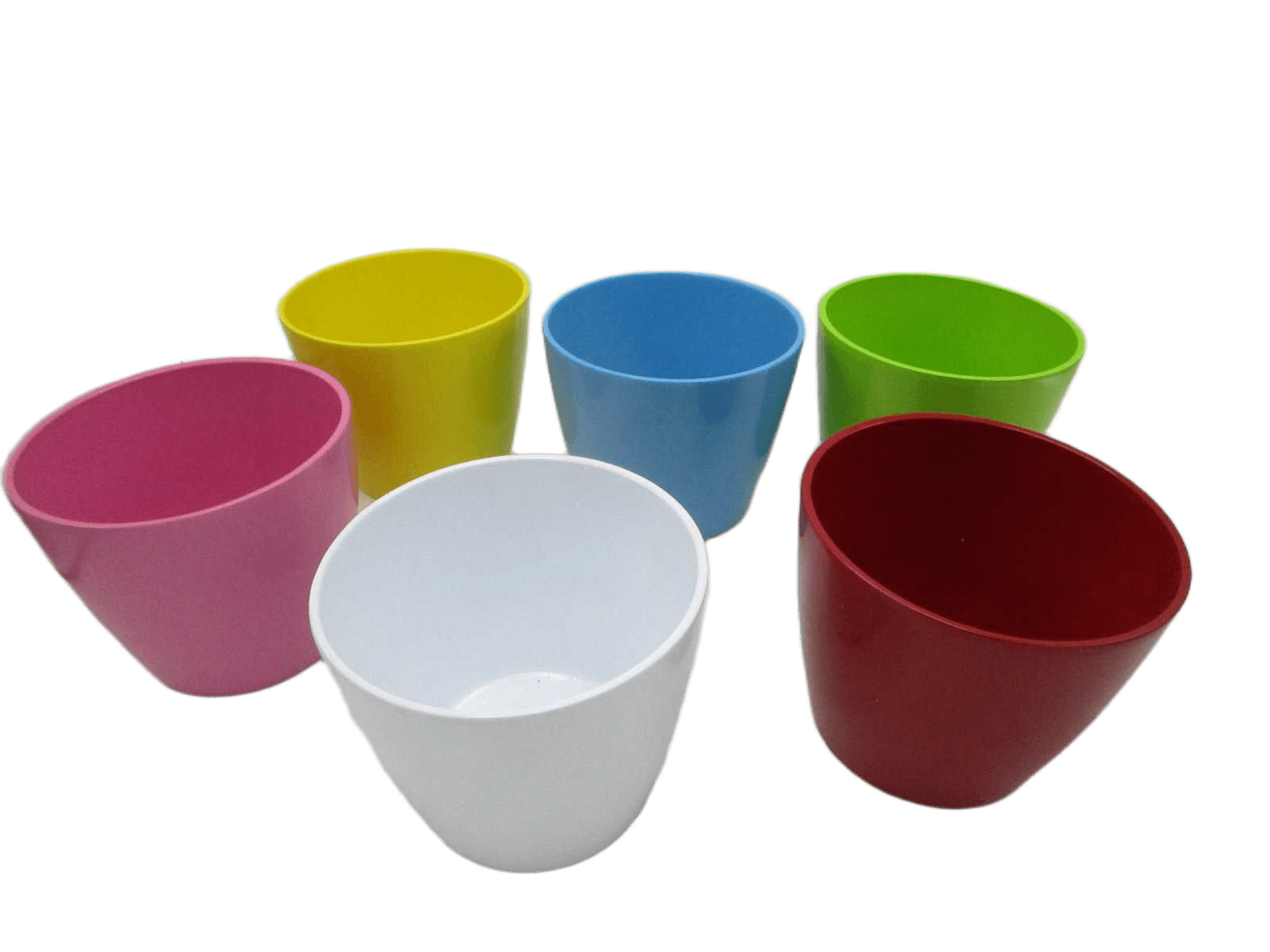 Flower Pot Stoneware 15cm 6ass