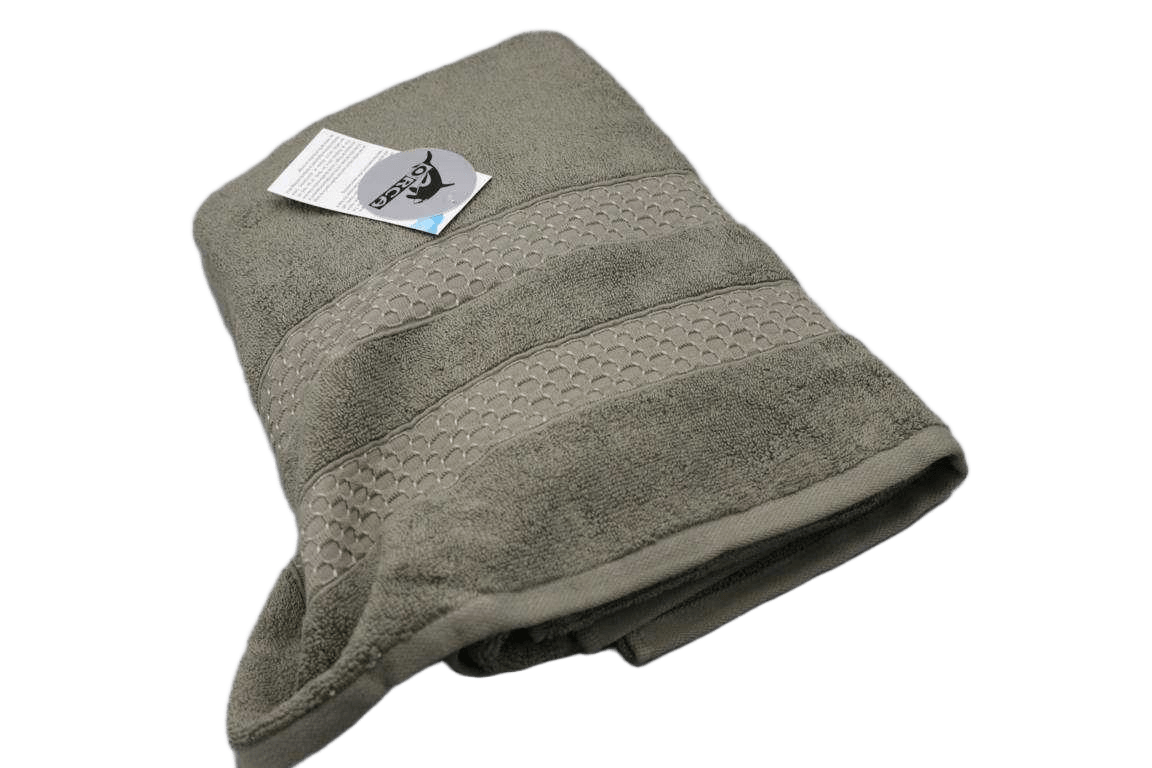 Towel Velure Weft Insert Border 550gsm 100% Coton