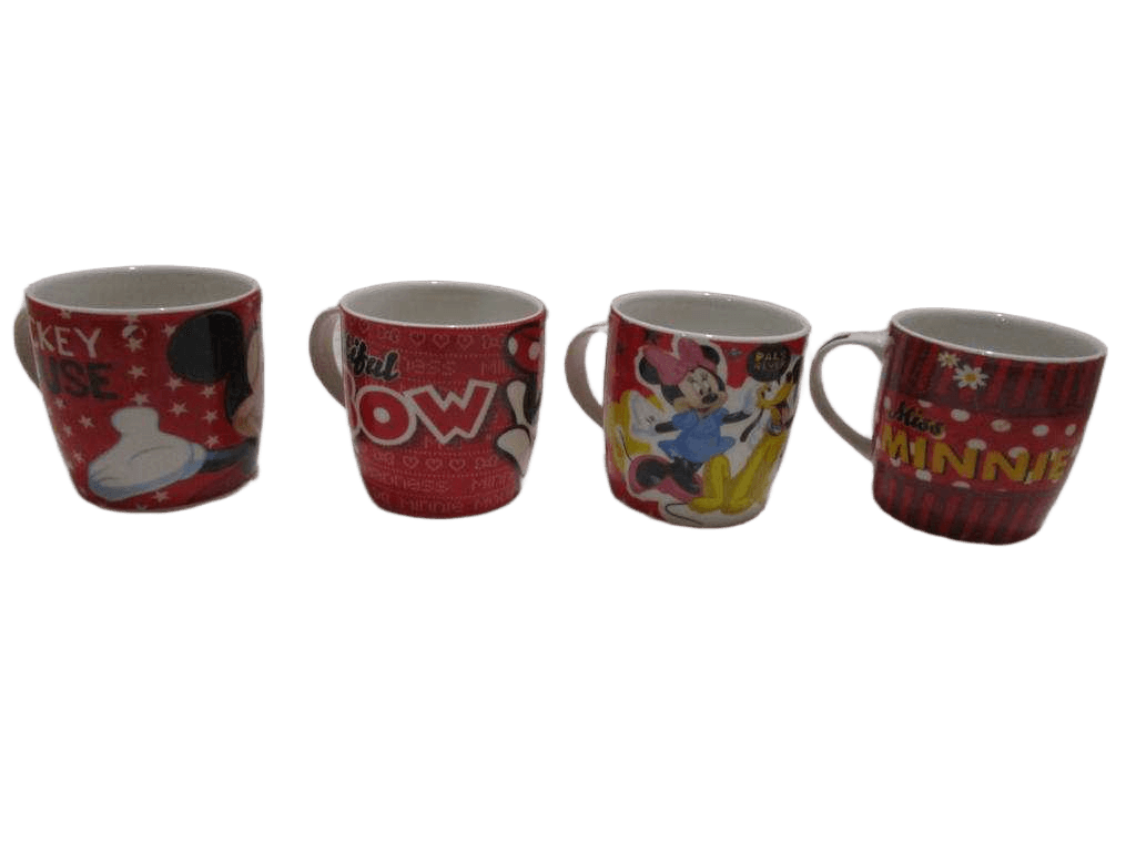 Mug Cup-Mickey&minnie 300cc4 Color Ass
