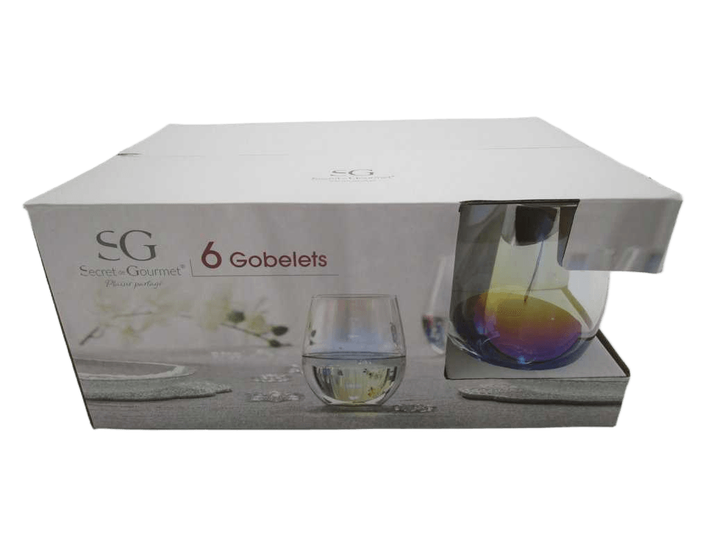 Glass Tumbler X6 Fantasy 54cl