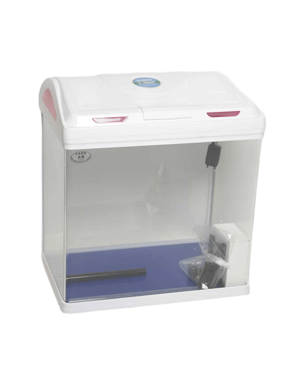 Aquarium 55l With Cabinet With Led Lamp+ Pump 10w Aquarium: 30*48*42cmwhite