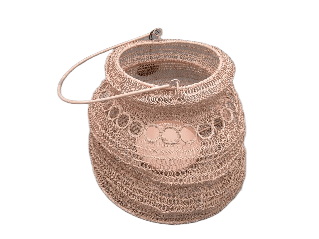 Lantern Wire Large Light Pink