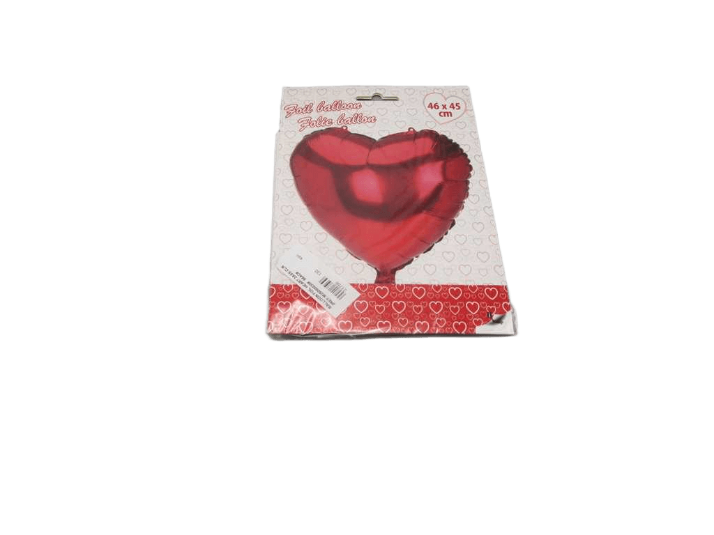 Balloon Foil Heart 2ass Clr
