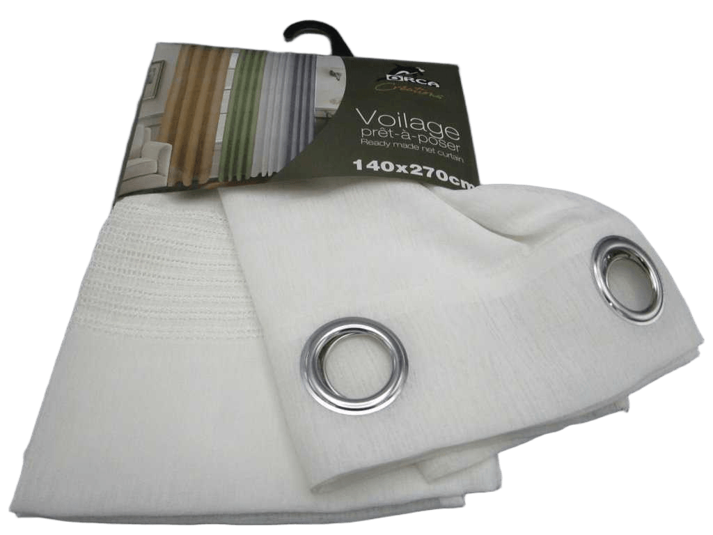 Curtain 140x270 Cm 8 Rings 100% Polyester