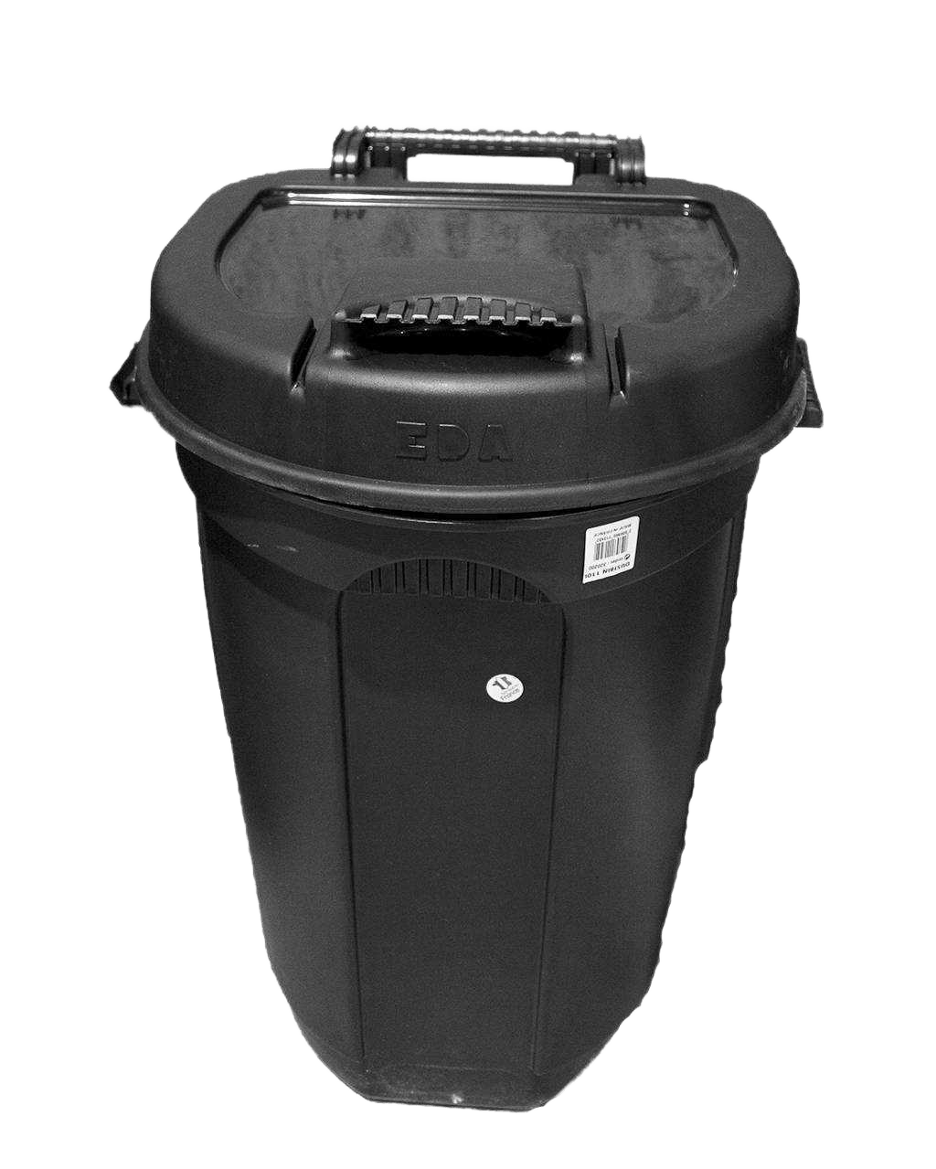 Waste Bin On 2 Wheels, 110 L,