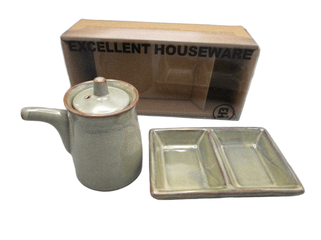Sushi Set Stoneware 2pcs
