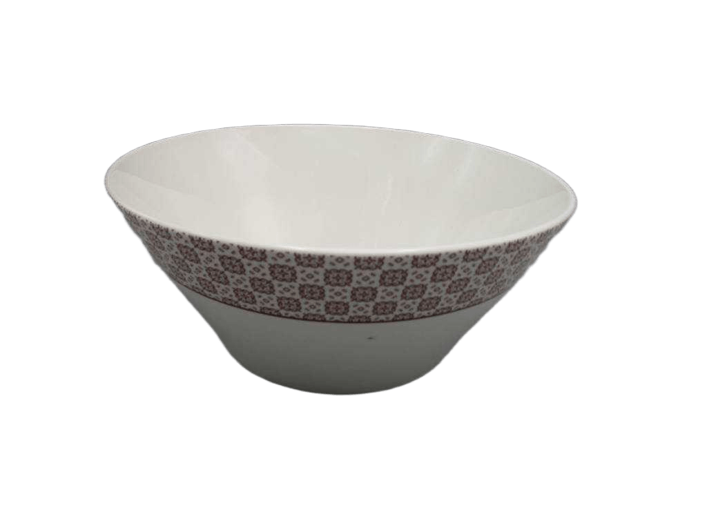 Bowl Salad Cottage Porcelaine Red 24cm M8