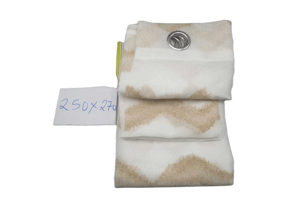 Curtain 250*270, Doly 8 Rings Silver 80gsm14 White