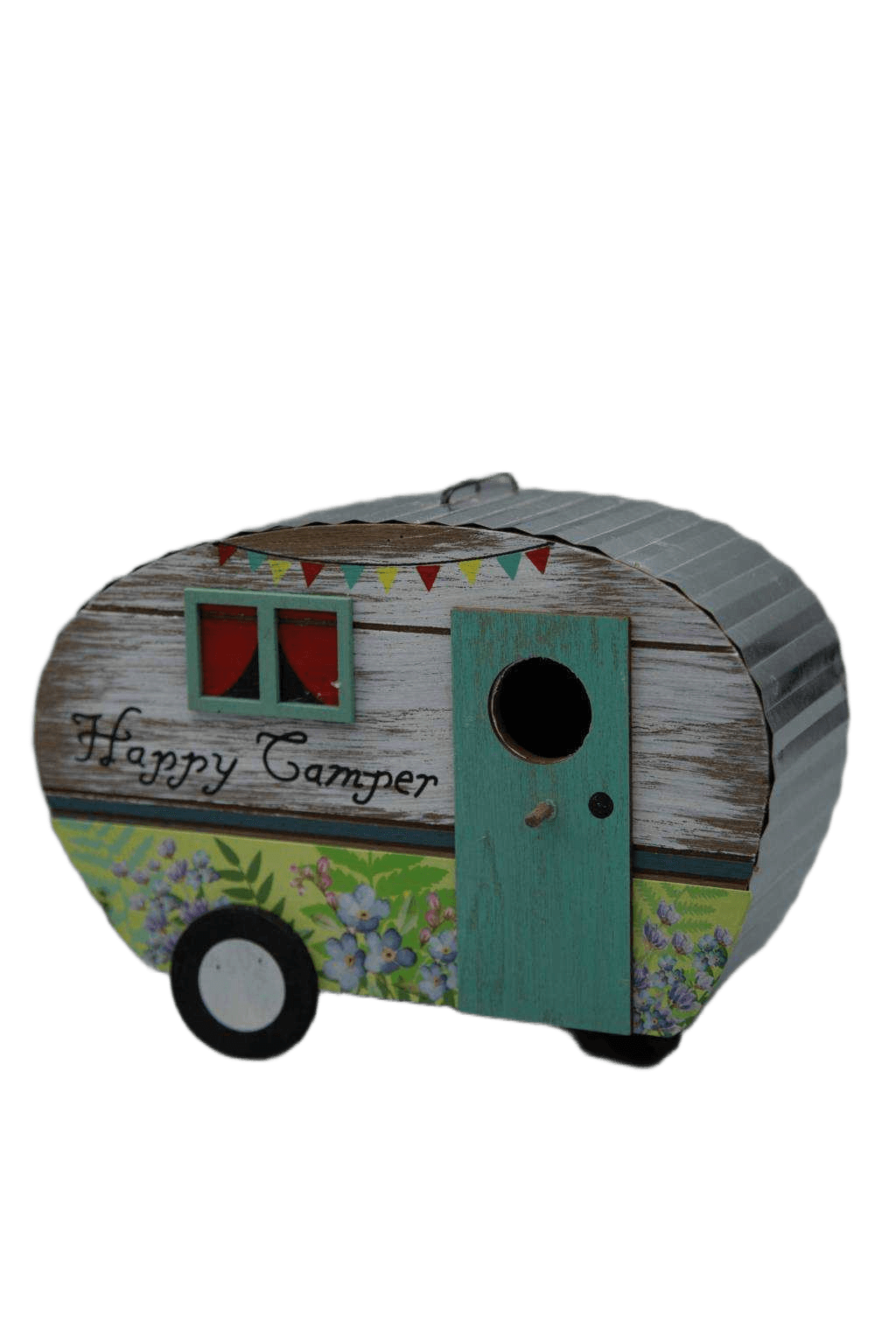 Nest Wooden Caravan 16,5x13x20cm, 4as