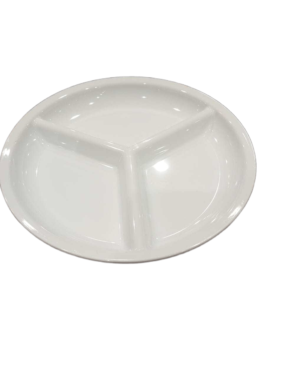 Plate Whte Seperated 23 Cm White 23 Cm