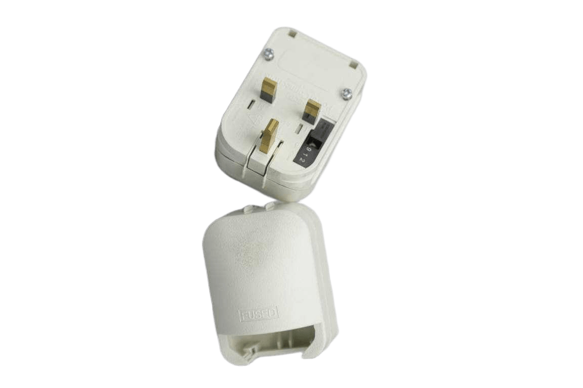 Adapter For Schuko Plug From Gs To Bs, 230v/50hz, 13 Ampere